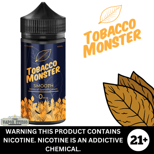 Smooth Tobacco by Tobacco Monster Premium E-Liquid 100ml