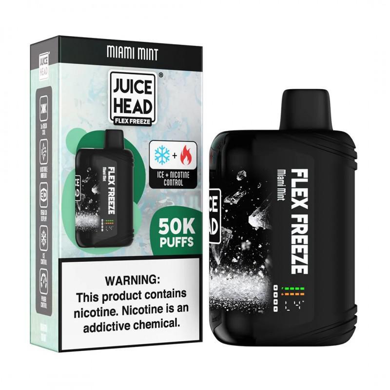 Juice Head Flex Freeze 50K Disposable Nicotine Vape 5%