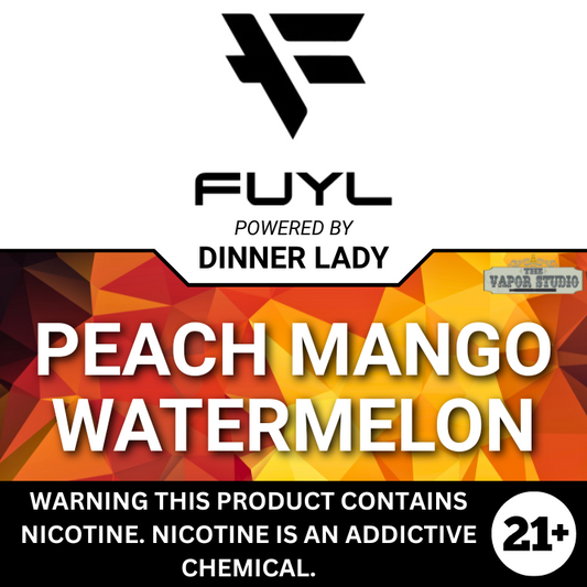 FUYL x Dinner Lady Peach Mango Watermelon Premium E-Liquid 100ML