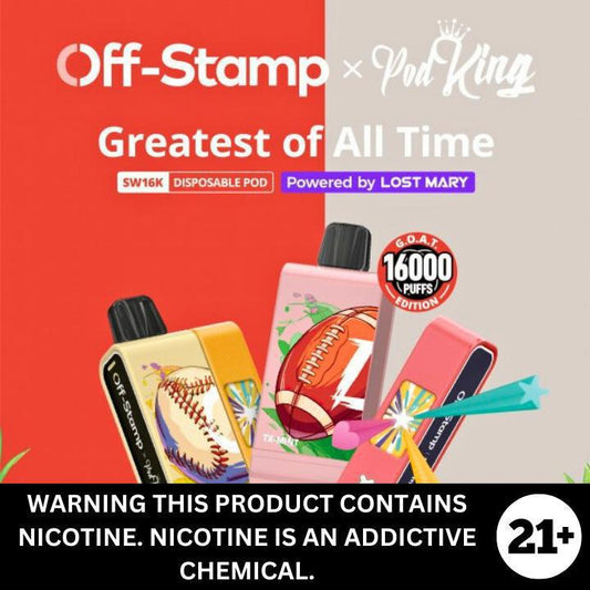 Off-Stamp Pod 16K Puffs Replacement Nicotine Disposable 5%