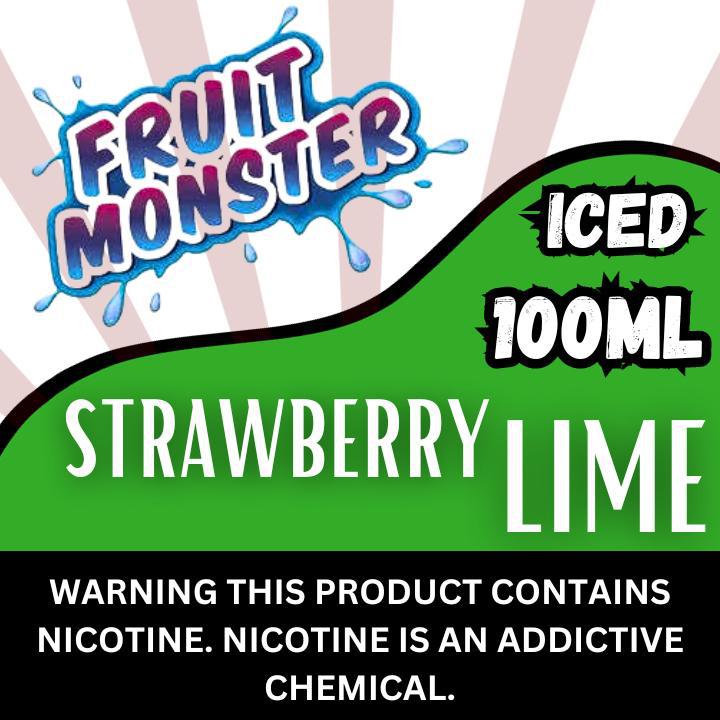 Fruit Monster Strawberry Lime Ice Eliquid 100ML