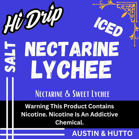 Hi-Drip Nectarine Lychee ICED Premium Salt Nicotine 30ML