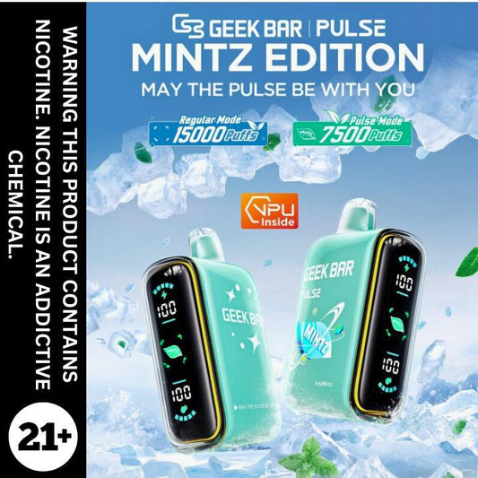 Geek Bar MINTZ Edition 15k Puff 5% Disposable Vape