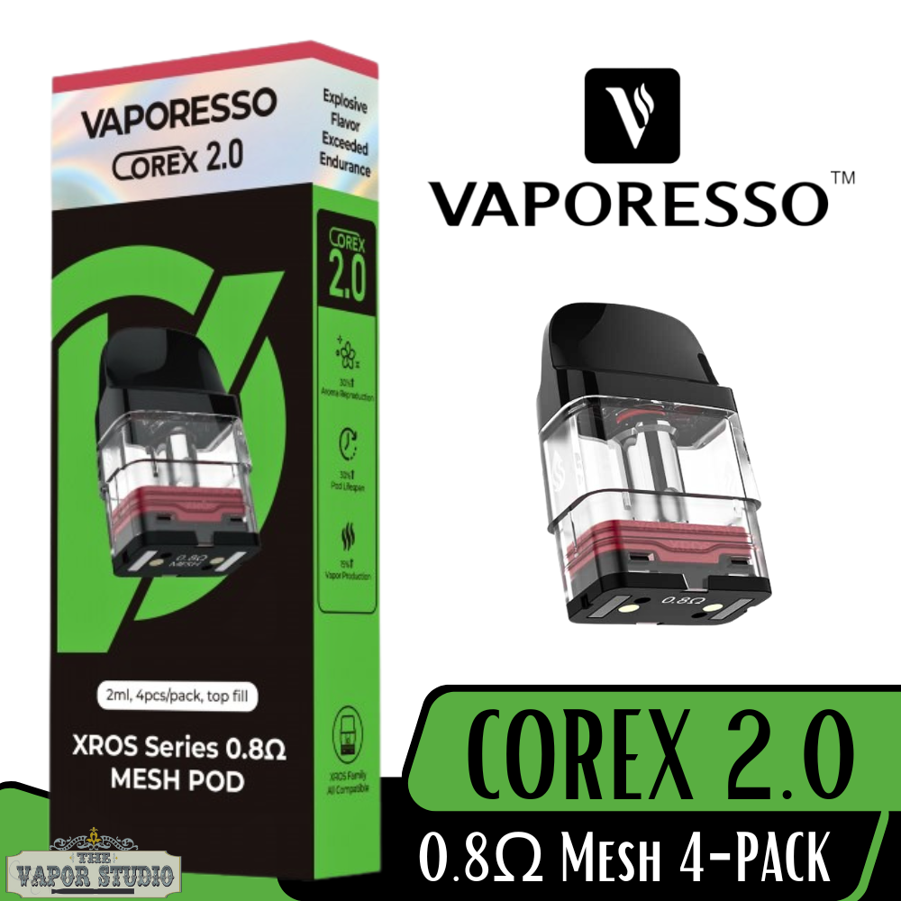 Vaporesso Xros Mesh Corex 2.0 Pods *NEW* The Vapor Studio Austin Texas Vaporesso Xros Mesh Corex 2.0 Pods *NEW* The Vapor Studio Austin Texas
