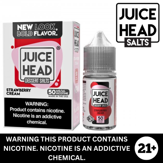 Strawberry Cream by Juice Head Premium Salt Nicotine 30ml