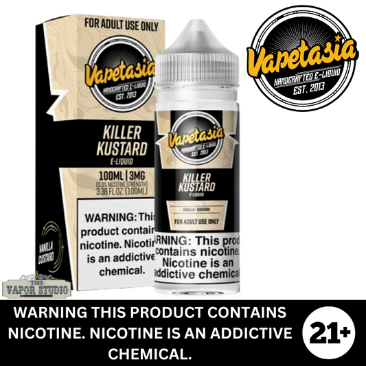 Killer Kustard Vanilla Custard by Vapetasia Premium E-Liquid 100ML