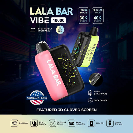 LALA Bar 40k Puff Disposable 5% Salt Nicotine Vape