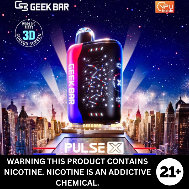 Geek Bar Pulse X 25k Puff Disposable Vape 5% Salt Nicotine