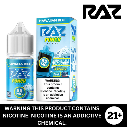 Hawaiian Blue Punch by Raz Salt Nicotine E-Liquid 30ml