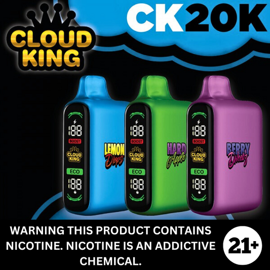 Cloud King 20k Adjustable Disposable Vape 5% Nicotine