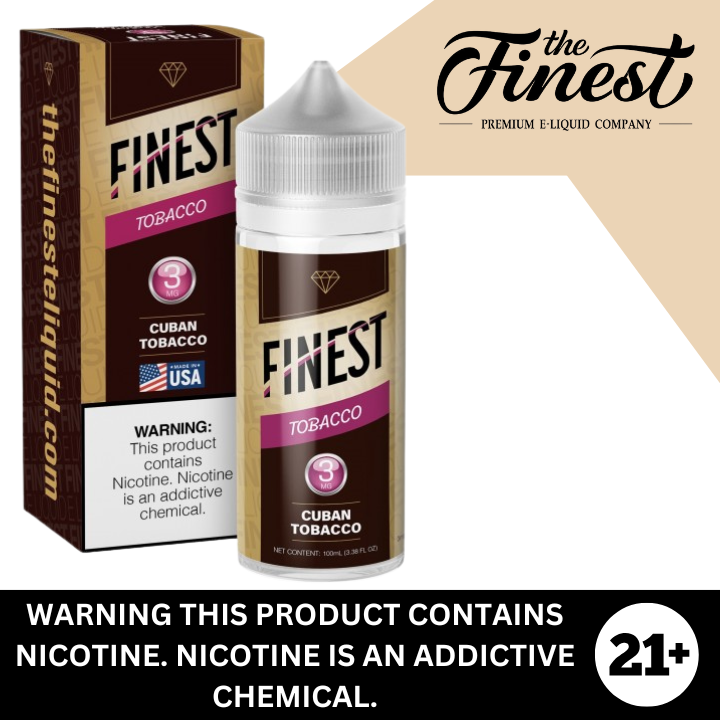 Cuban Tobacco by The Finest Premium E-Liquid 100ml
