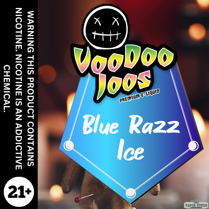 Blue Razz Ice By Voodoo Juice FlavorMax Salt E-liquid 30mL