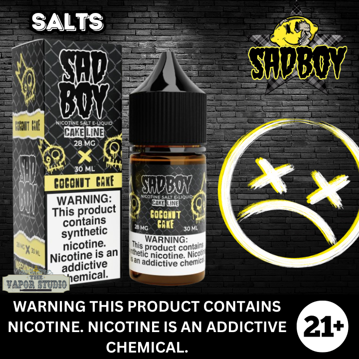 Coconut Cake by SADBOY Salt Nicotine E-Liquid 30ml