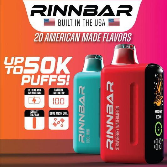 RINNBAR 50k Puff Disposable 5% Salt Nicotine Vape