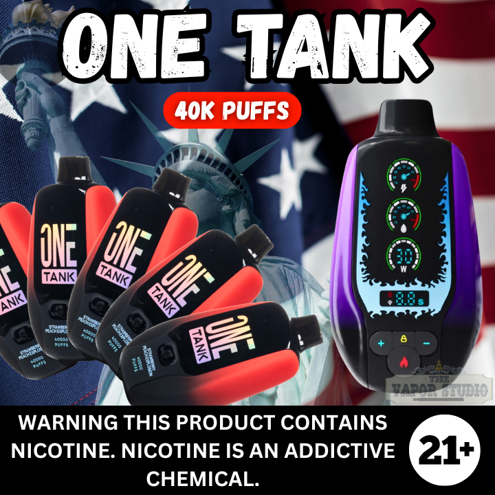 One Tank 40k Puff Disposable 5% Salt Nicotine Vape
