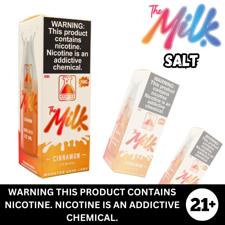 The Milk Cinnamon by Monster Lab Salt Nicotine E-Liquid 30ml