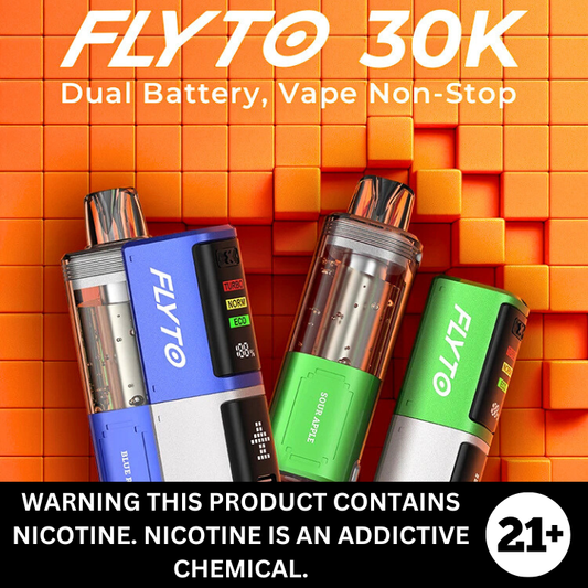 FLYTO 30k Disposable 5% Salt Nicotine Vape (KIT Version)