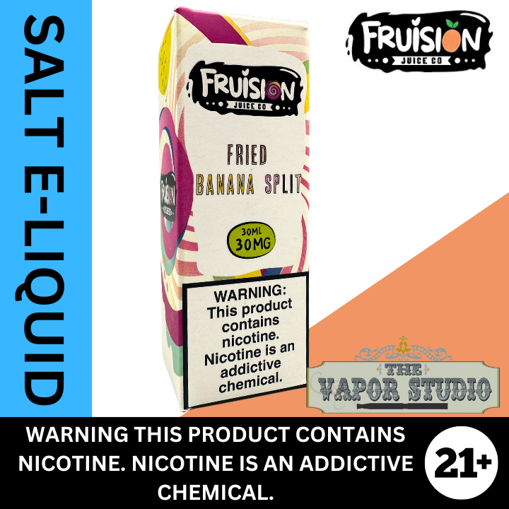 Fried Banana Split by Fruision E-liquid Salt Nicotine 30mL