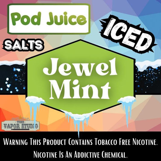 Jewel Mint by POD JUICE - Salt Nicotine E-Liquid 30ml