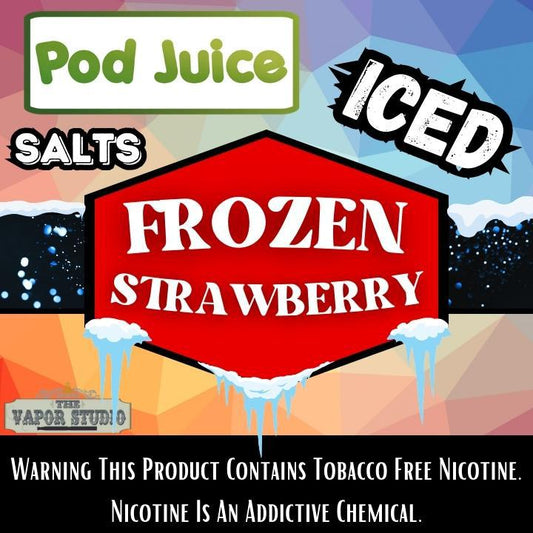 Frozen Strawberry by POD JUICE - Salt Nicotine E-Liquid 30ml