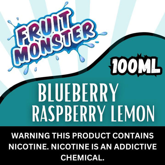 Fruit Monster Blueberry Raspberry Lemon Premium Eliquid 100ML