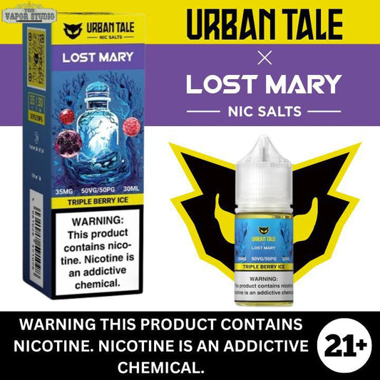 Triple Berry Ice by Urban Tale X Lost Mary - Salt Nicotine E-liquid 30ml