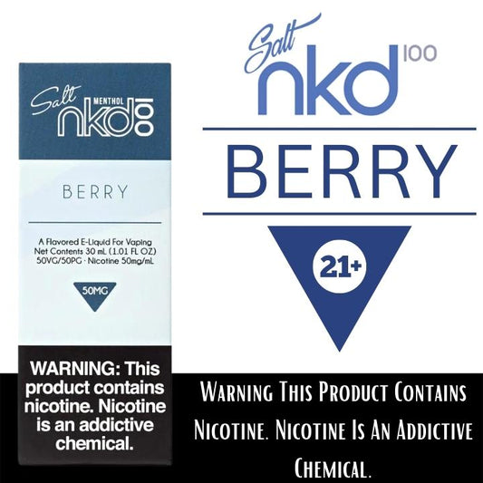 Naked 100 Berry Very Cool Premium Salt Nicotine 30ML