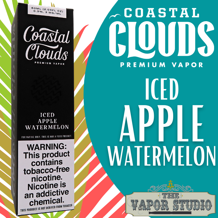 ICED Apple Watermelon by Coastal CloudsPremium E-Liquid 60ML