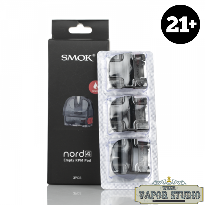 Smok NORD 4 Pods 3-Pack (Empty Cartridge Only)
