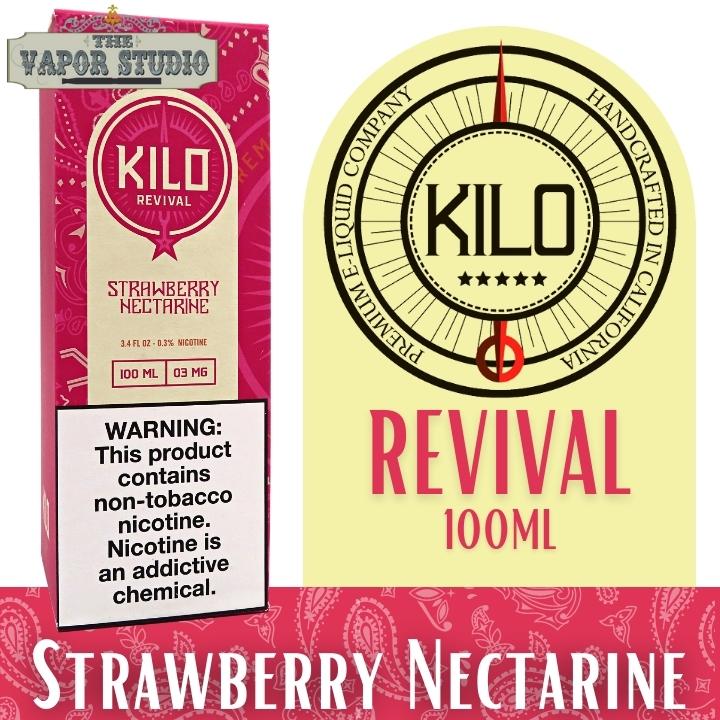 Kilo Revival Strawberry Nectarine Premium E-Liquid 100ML