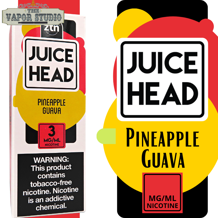 Juice Head Pineapple Guava Premium E-Liquid 100ML