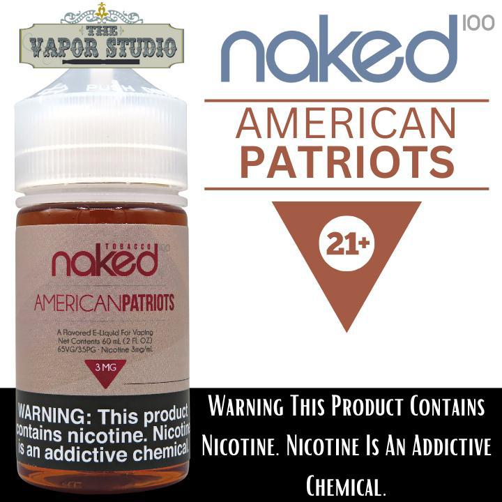 Naked 100 American Patriots 60ml E-Liquid