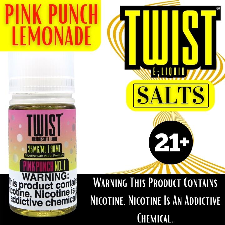 Pink Punch Lemonade Pink No.1 by Twist - Salt Nicotine 30ml