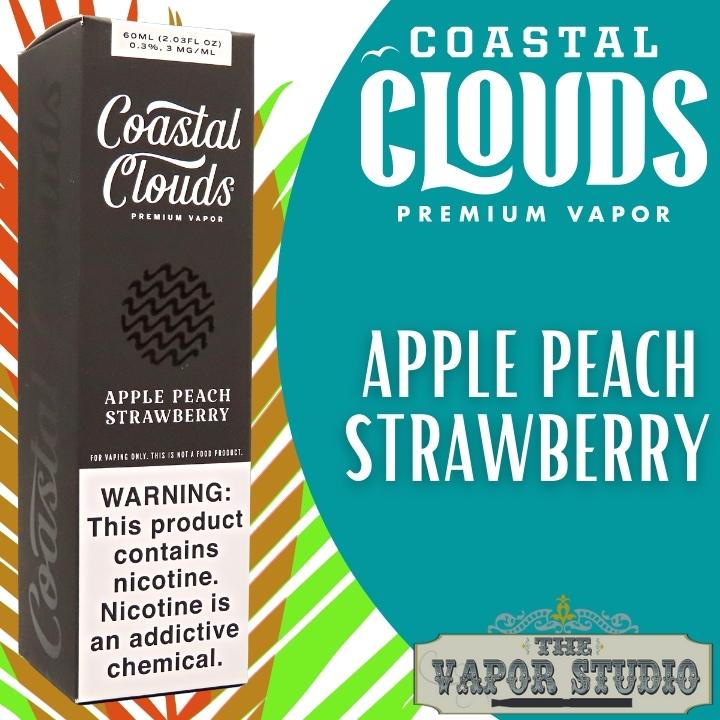 Apple Peach Strawberry by Coastal Clouds E-Liquid 60ML