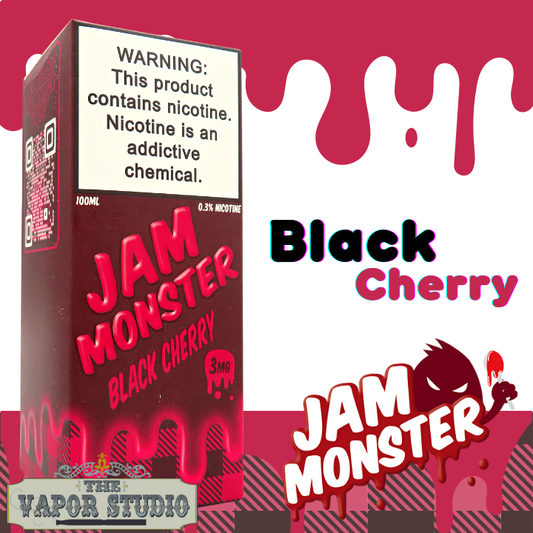 Jam Monster Black Cherry Jam Premium E-Liquid 100ML