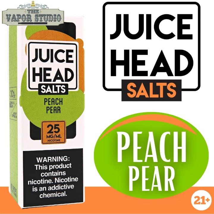 Juice Head Peach Pear Premium Salt Nicotine 30ML