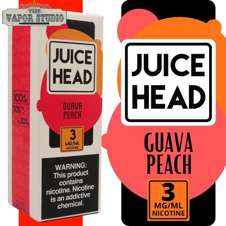 Juice Head Guava Peach Premium E-Liquid 100ML