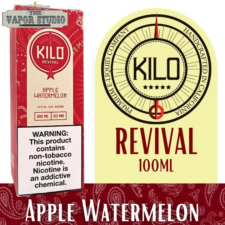 Kilo Revival Apple Watermelon Premium E-Liquid 100ML