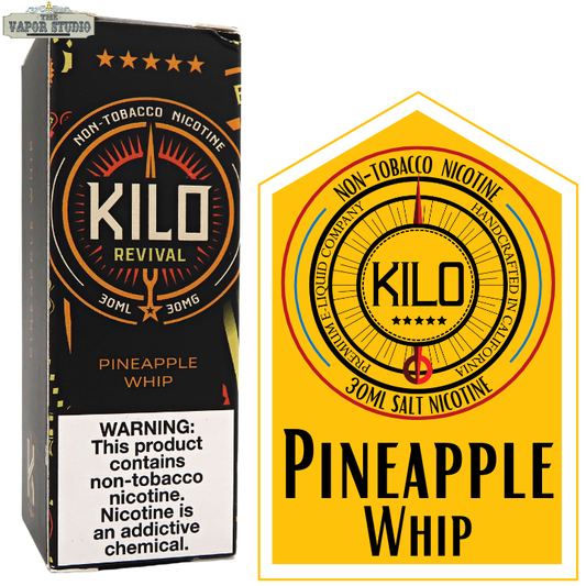 Kilo Revival Pineapple Whip Premium Salt Nicotine E-Liquid 30ML