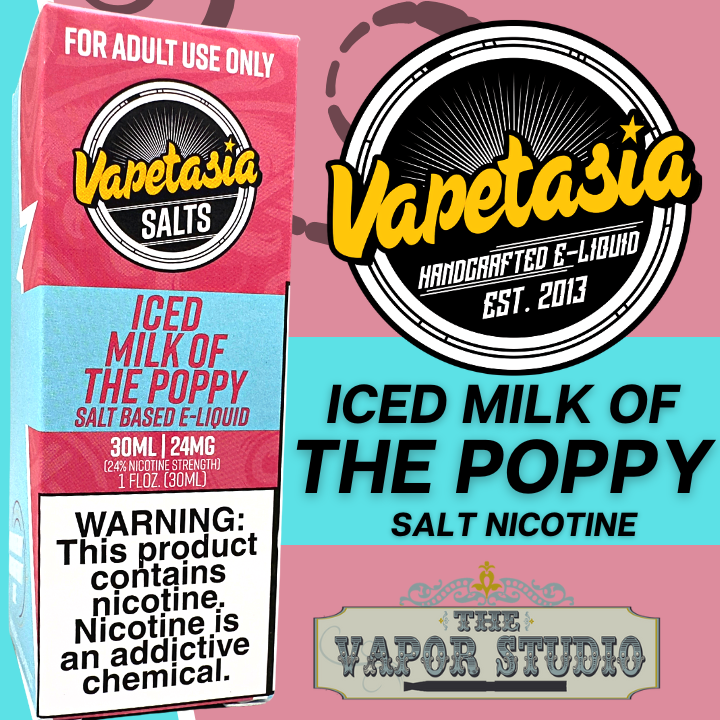 ICED Milk Of The Poppy by Vapetasia - Salt Nicotine E-liquid 30ml