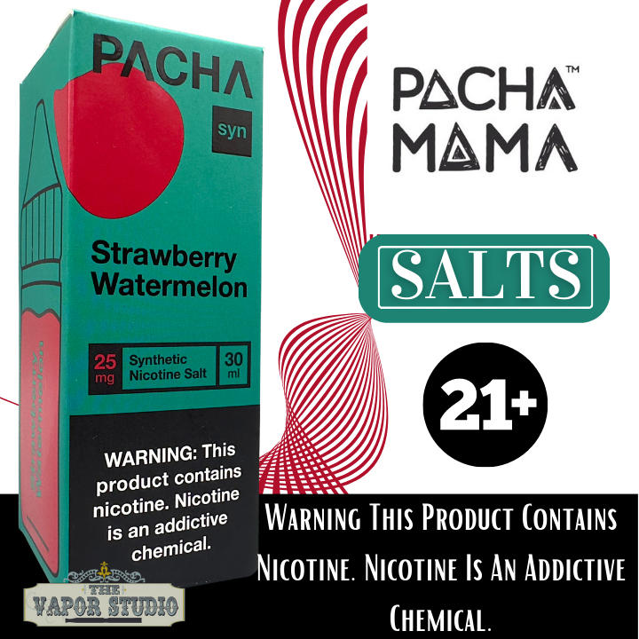 Pacha Mama Strawberry Watermelon Premium Salt Nicotine 30ML