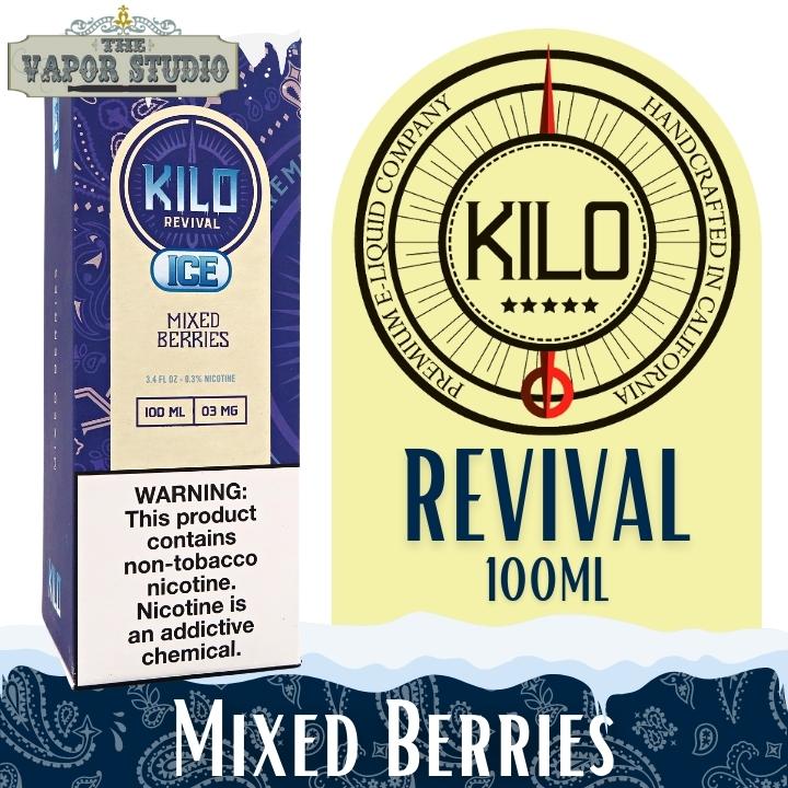 Kilo Revival Mixed Berries ICE Premium E-Liquid 100ML