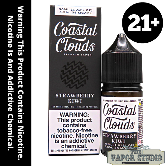Strawberry Kiwi by Coastal Clouds - Salt Nicotine E-liquid 30ml