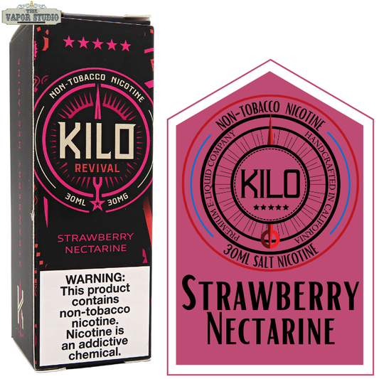 Kilo Revival Strawberry Nectarine Premium Salt Nicotine E-Liquid 30ML