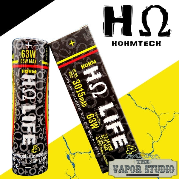 Hohm Tech Life V4 18650 3015mAh 22.1A Battery