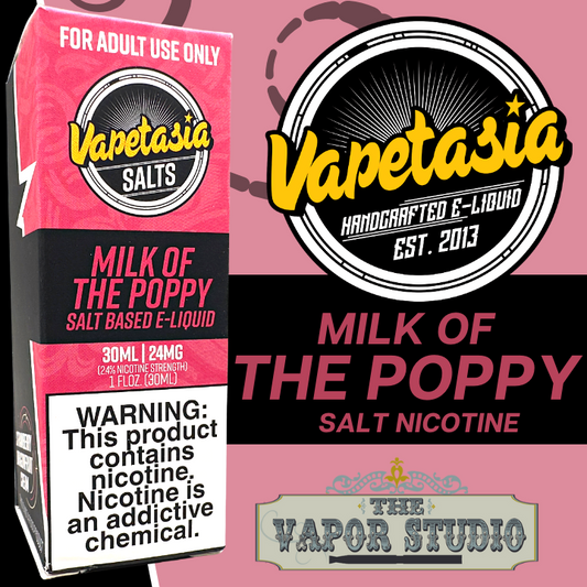 Milk Of The Poppy by Vapetasia - Salt Nicotine E-liquid 30ml
