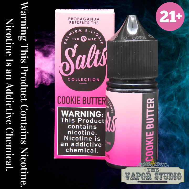 Cookie Butter by Propaganda Vape Pink - Salt Nicotine E-liquid 30ml