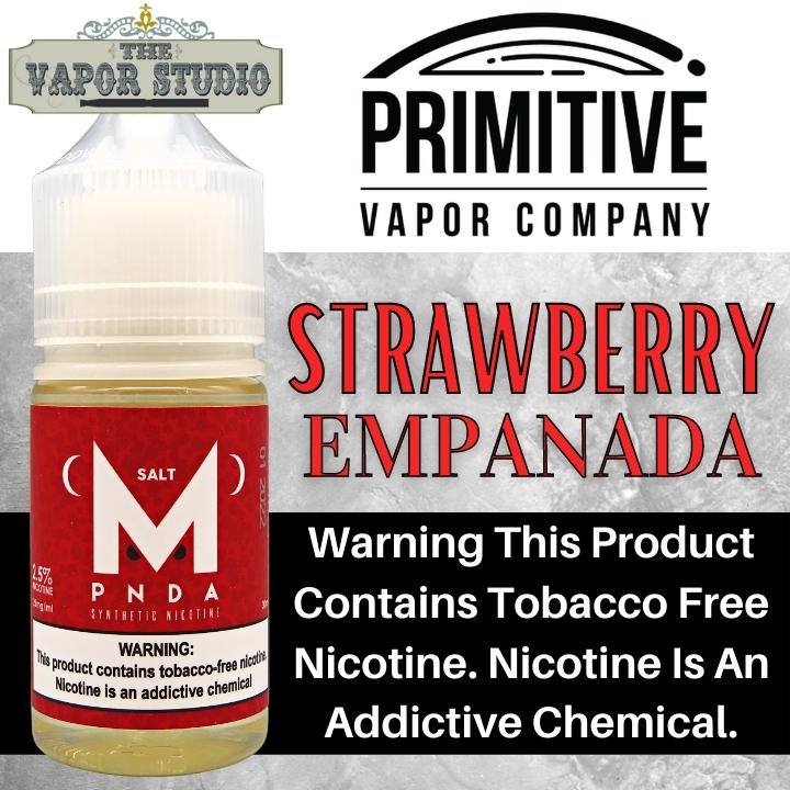 Primitive Flakey Strawberry Empanada Premium Salt Nicotine 30ML